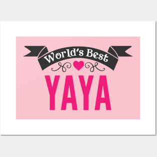 World's Best Yaya Posters and Art